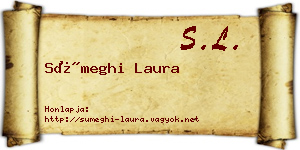 Sümeghi Laura névjegykártya