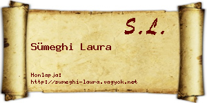 Sümeghi Laura névjegykártya
